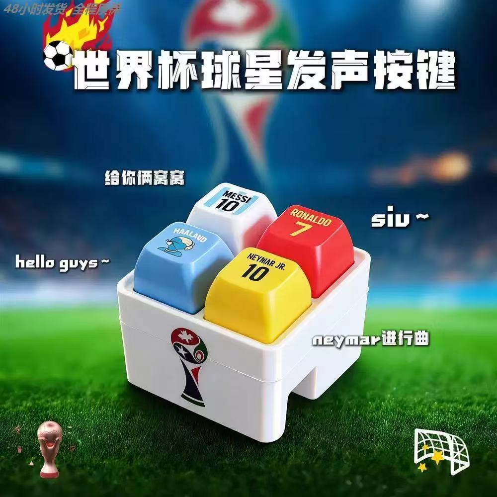 Prank Toys - Haaland soccer-themed keychain with siu sound