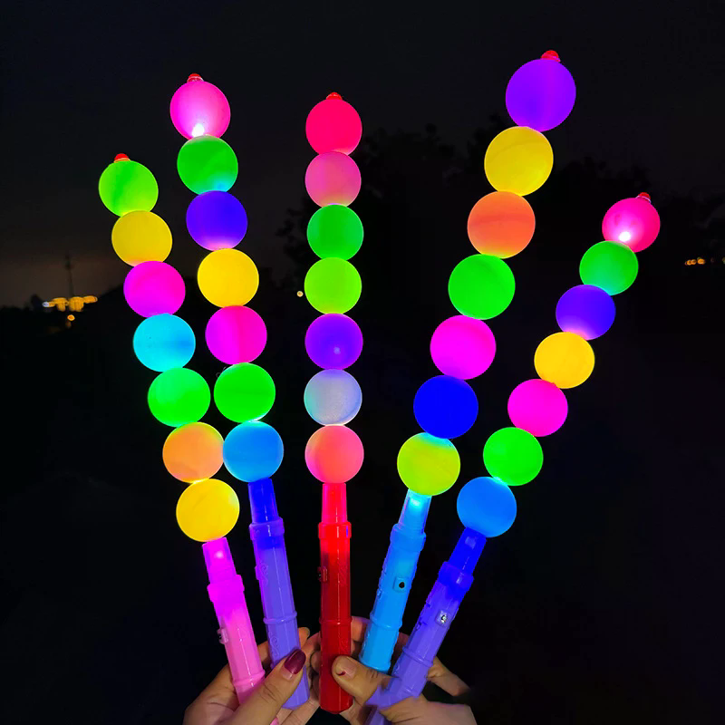 Glow In The Dark Party Glasses - 1Pcs LED Glowing Colorful Sugar Gourd