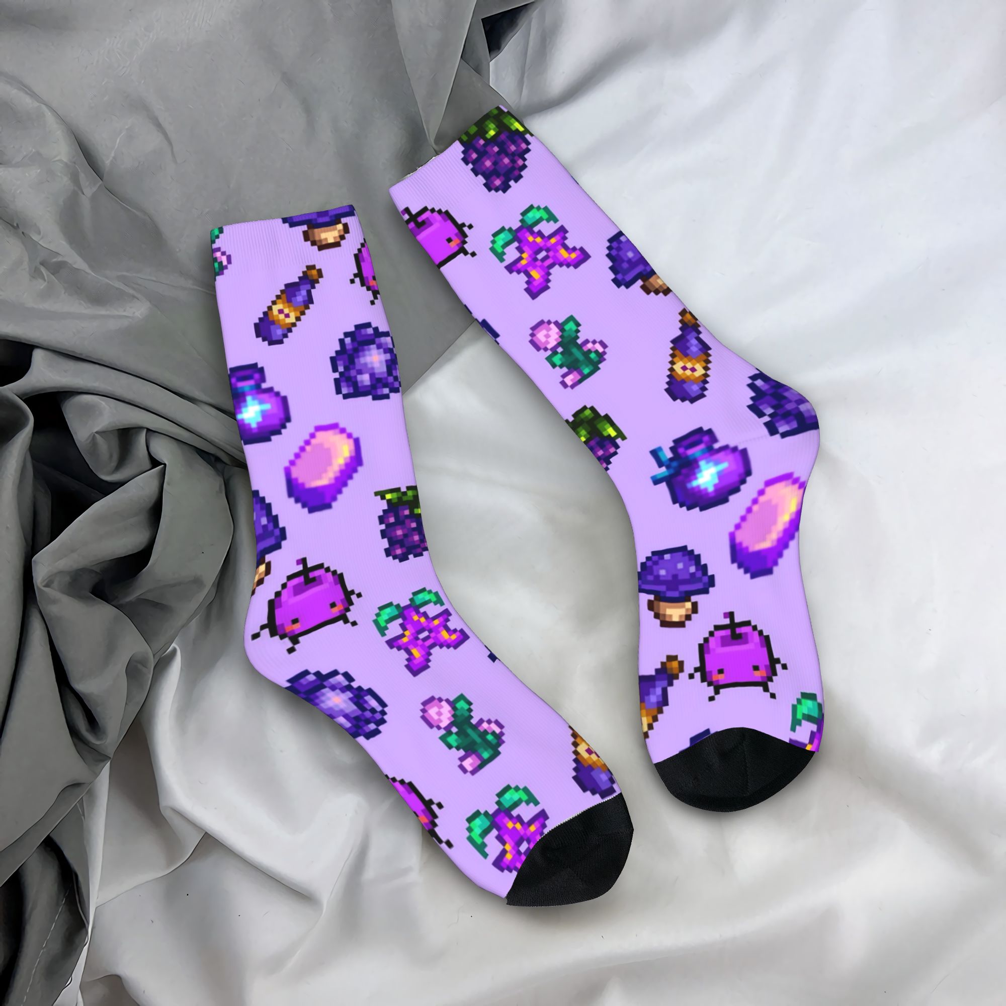 Funny Chicken Leg Socks - Stardew Valley Animals Chicken Stockings Women
