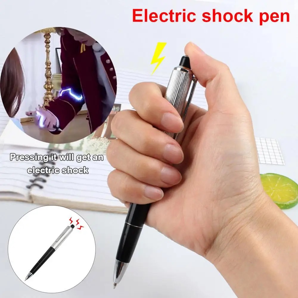 1pcs Creative Electric Shock P - Shock Pen Prank Toy recension och pris