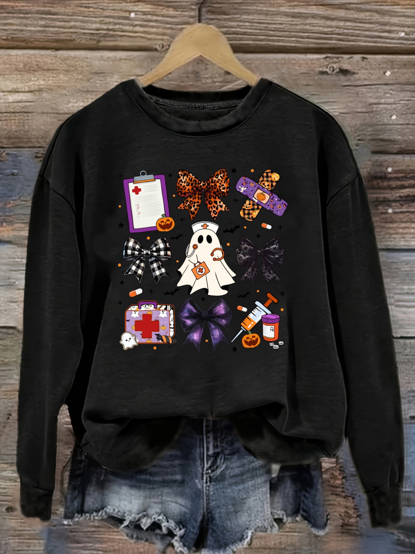 Women's Casual Long Sleeve Cre - Costumes recension och pris