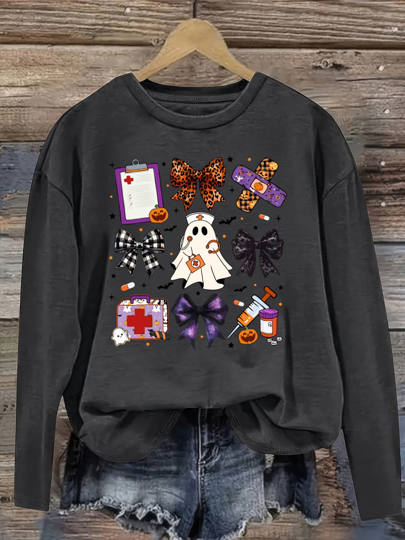 Women's Casual Long Sleeve Cre - Costumes recension och pris