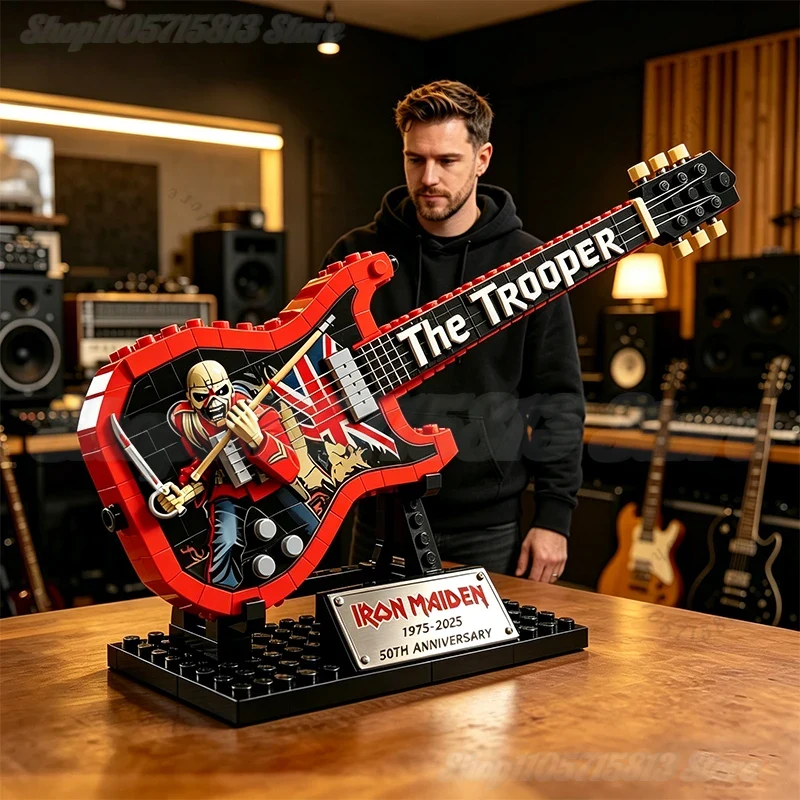 Brick Guitar Model Kit DIY Min - Novelty Gifts recension och pris
