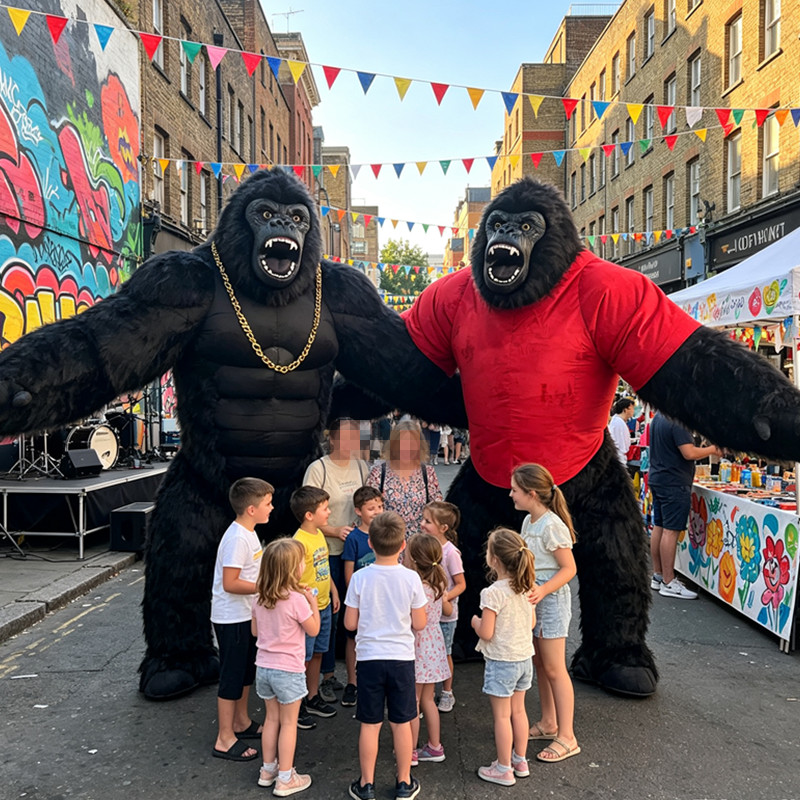 Inflatable Gorilla Cartoon Dol - Inflatable Dinosaur Costume Adult recension och pris