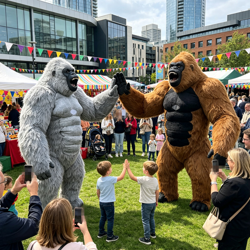 Inflatable Gorilla Cartoon Dol - Inflatable Dinosaur Costume Adult recension och pris