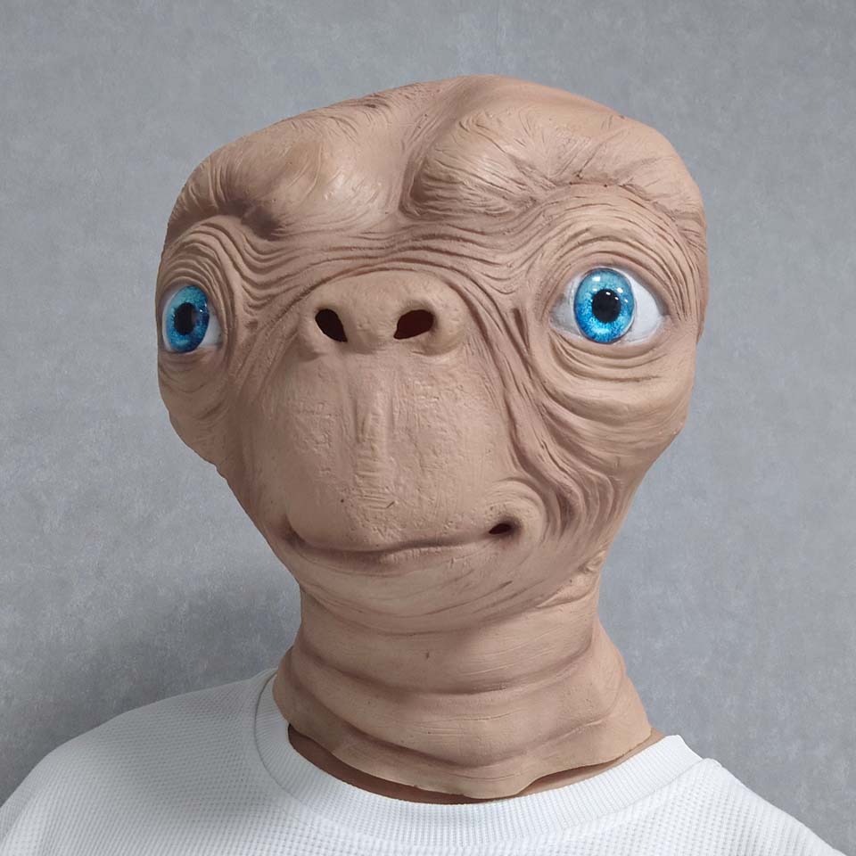Realistic ET Alien Latex Mask  - Latex Alien Mask Realistic recension och pris