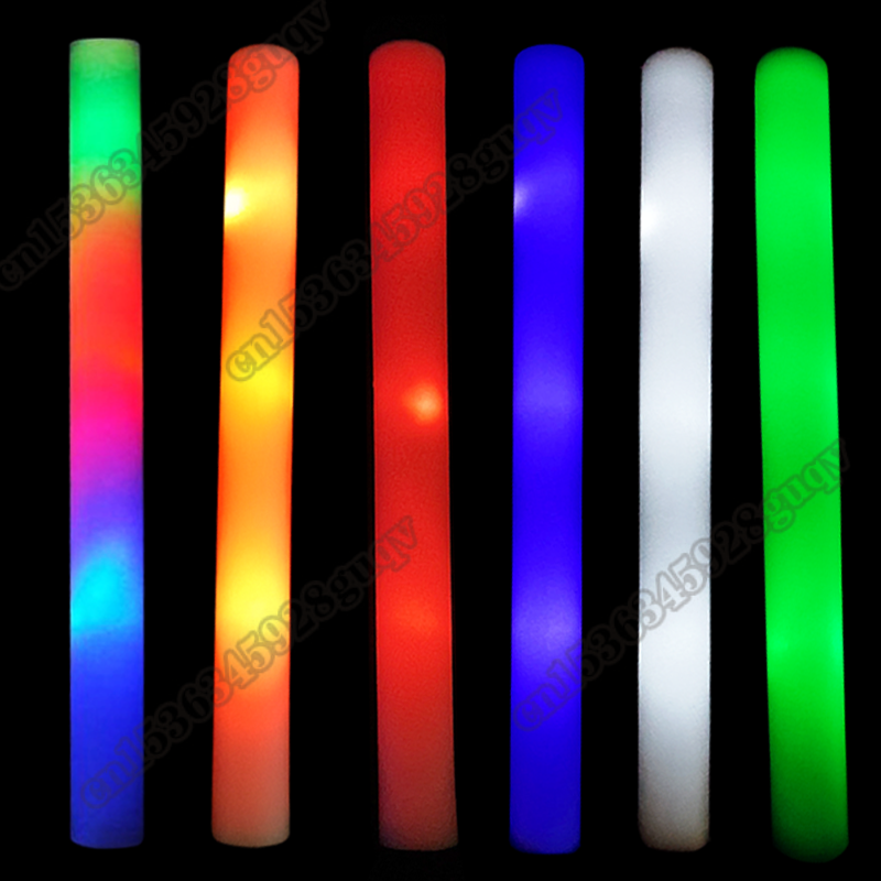 30/60pcs LED Glow Foam Stick F - Flashing Led Foam Sticks Party recension och pris