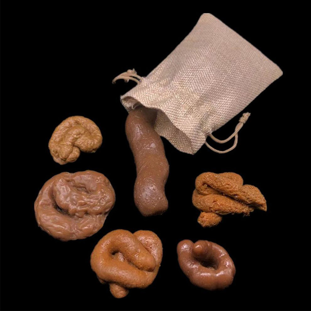 6Pcs/Set Poop Prank Toy Differ - Fake Poop Gag Gift recension och pris