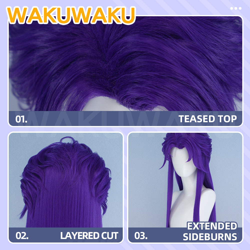 IN STOCK Jester Cosplay Wig Ga - Anime Cosplay Wig Heat Resistant recension och pris
