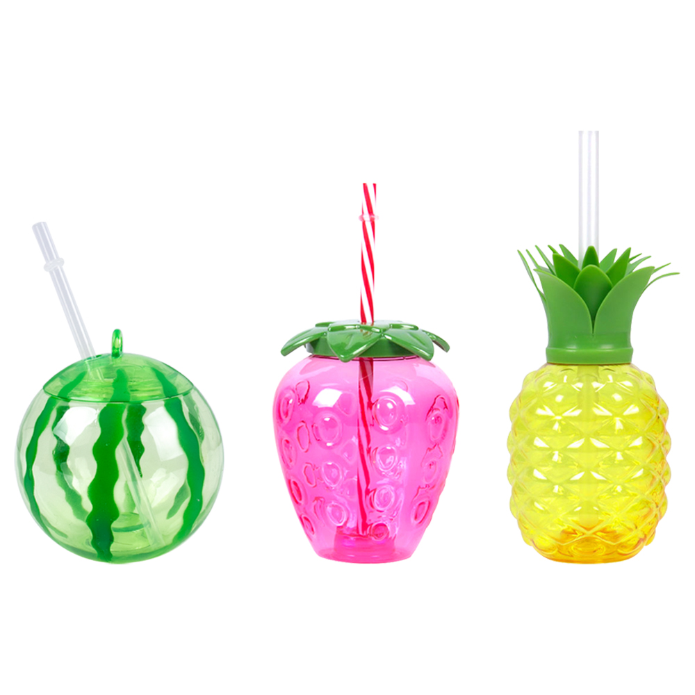 6/8pcs Plastic Pineapple/Straw - Glow In The Dark Party Glasses recension och pris