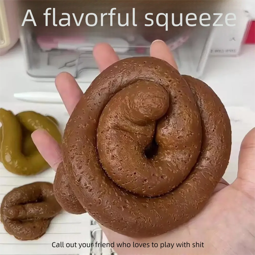 Funny Prank Poop Squishy Toy - - Fake Poop Gag Gift recension och pris