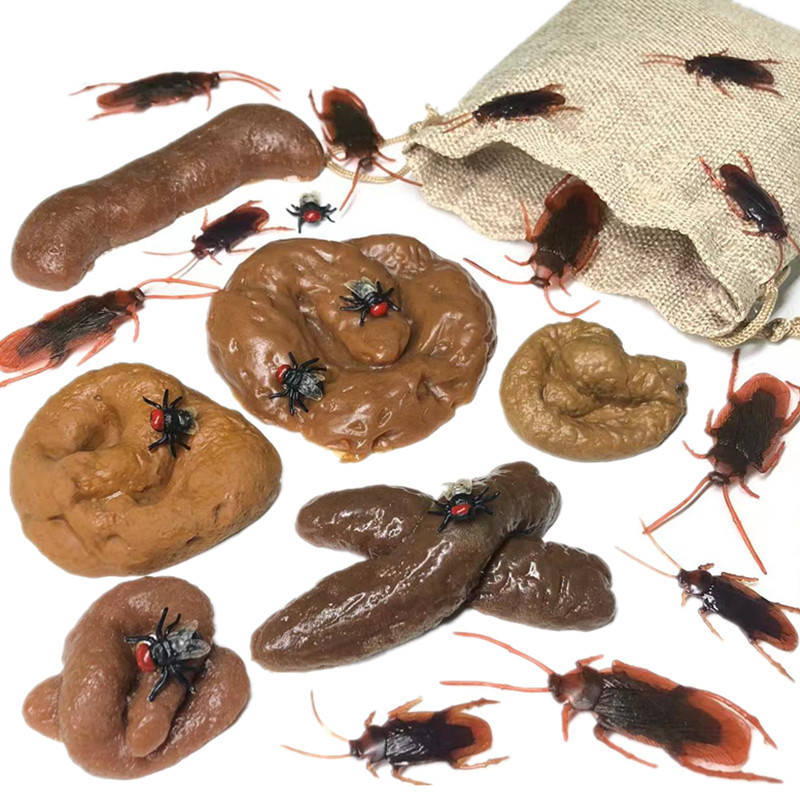 6/24PCS Soft Fake Poop Feces P - Fake Poop Gag Gift recension och pris