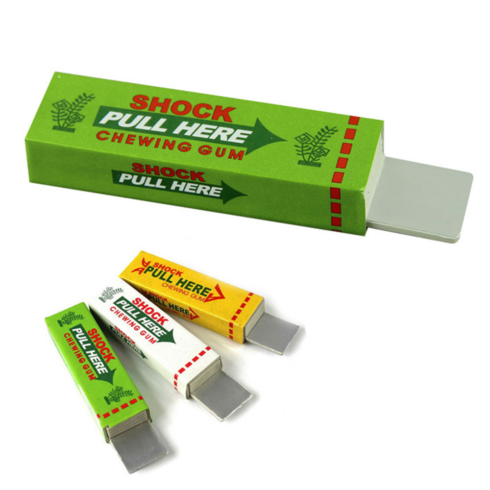 Electric Shock Joke Chewing Gu - Shock Pen Prank Toy recension och pris