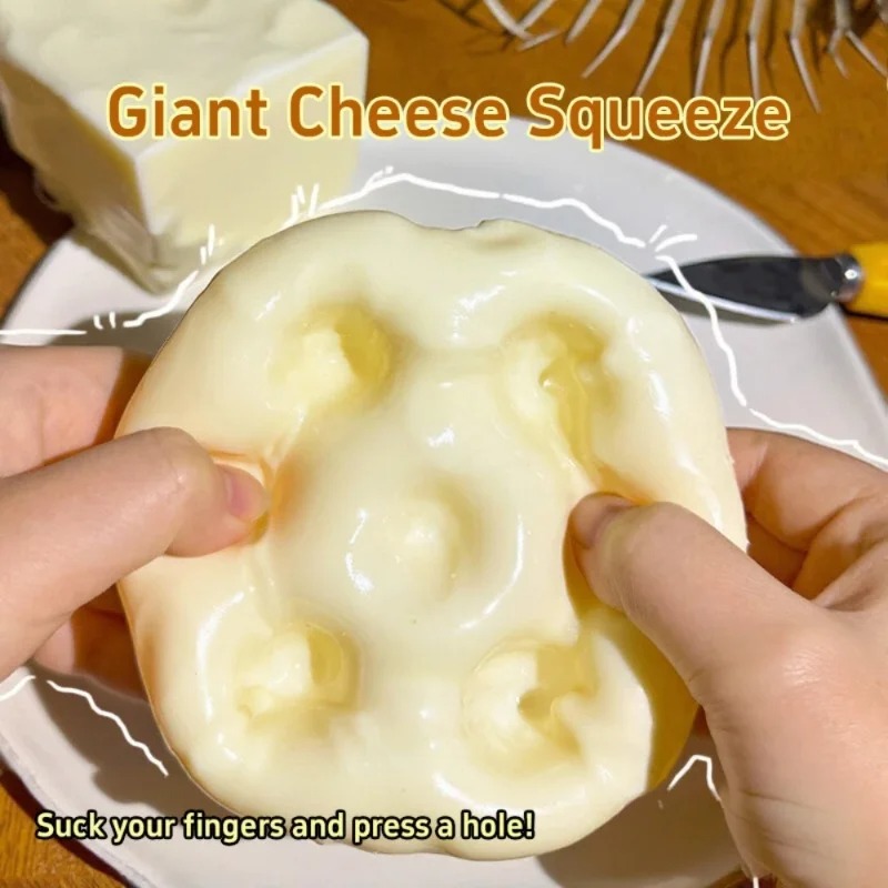 Taba Squishy Cheese Cube Stres - Novelty Gifts recension och pris