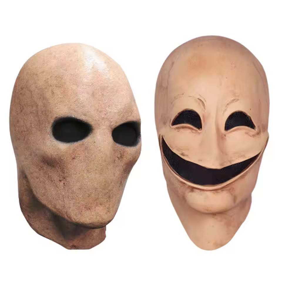 Faceless&Smile Man Halloween S - Latex Alien Mask Realistic recension och pris