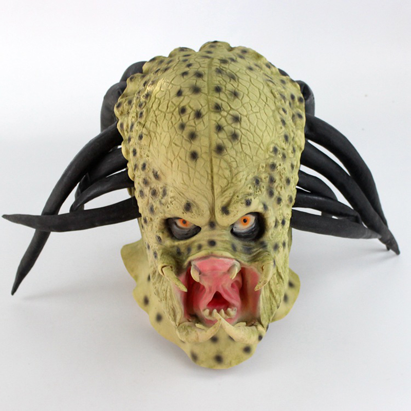 Realistic Predator Full Head M - Latex Alien Mask Realistic recension och pris