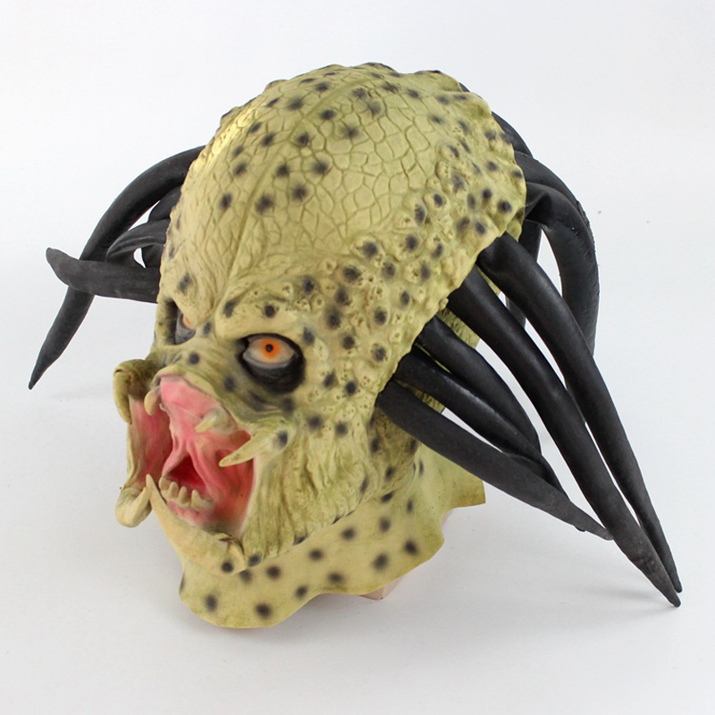 Realistic Predator Full Head M - Latex Alien Mask Realistic recension och pris