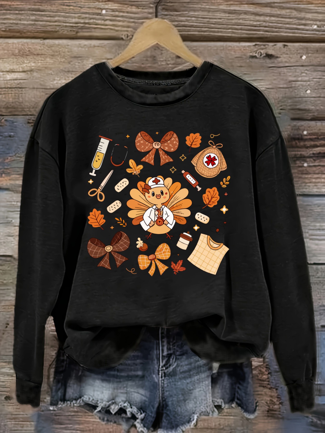 Women's Casual Long Sleeve Cre - Costumes recension och pris