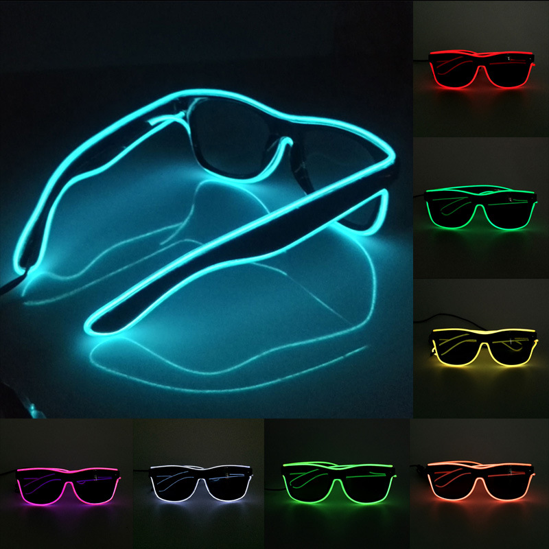 NEW Led Glasses Lights Rave Pa - Glow In The Dark Party Glasses recension och pris