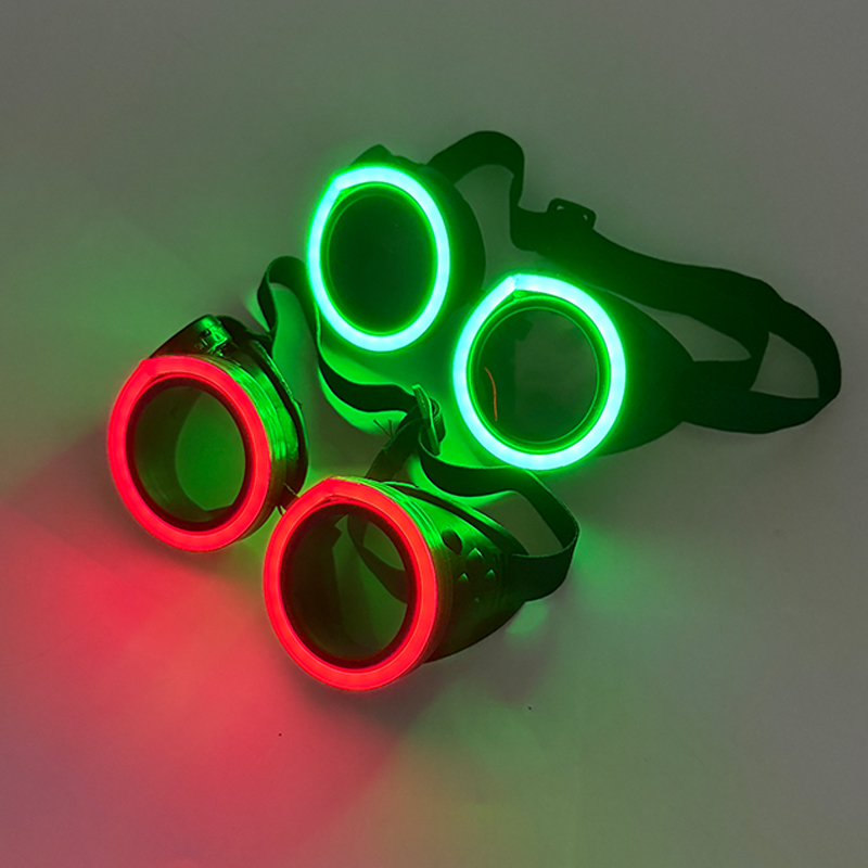 New arrive Round Shape LED Lum - Glow In The Dark Party Glasses recension och pris