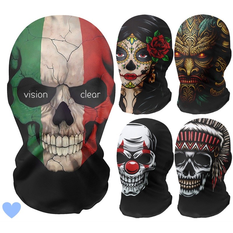 Skeleton Full Face Fashion Hea - Led Purge Mask Halloween recension och pris