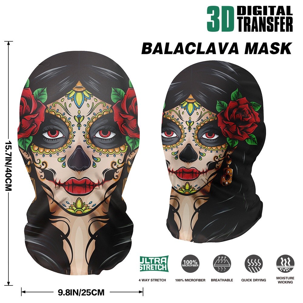 Skeleton Full Face Fashion Hea - Led Purge Mask Halloween recension och pris