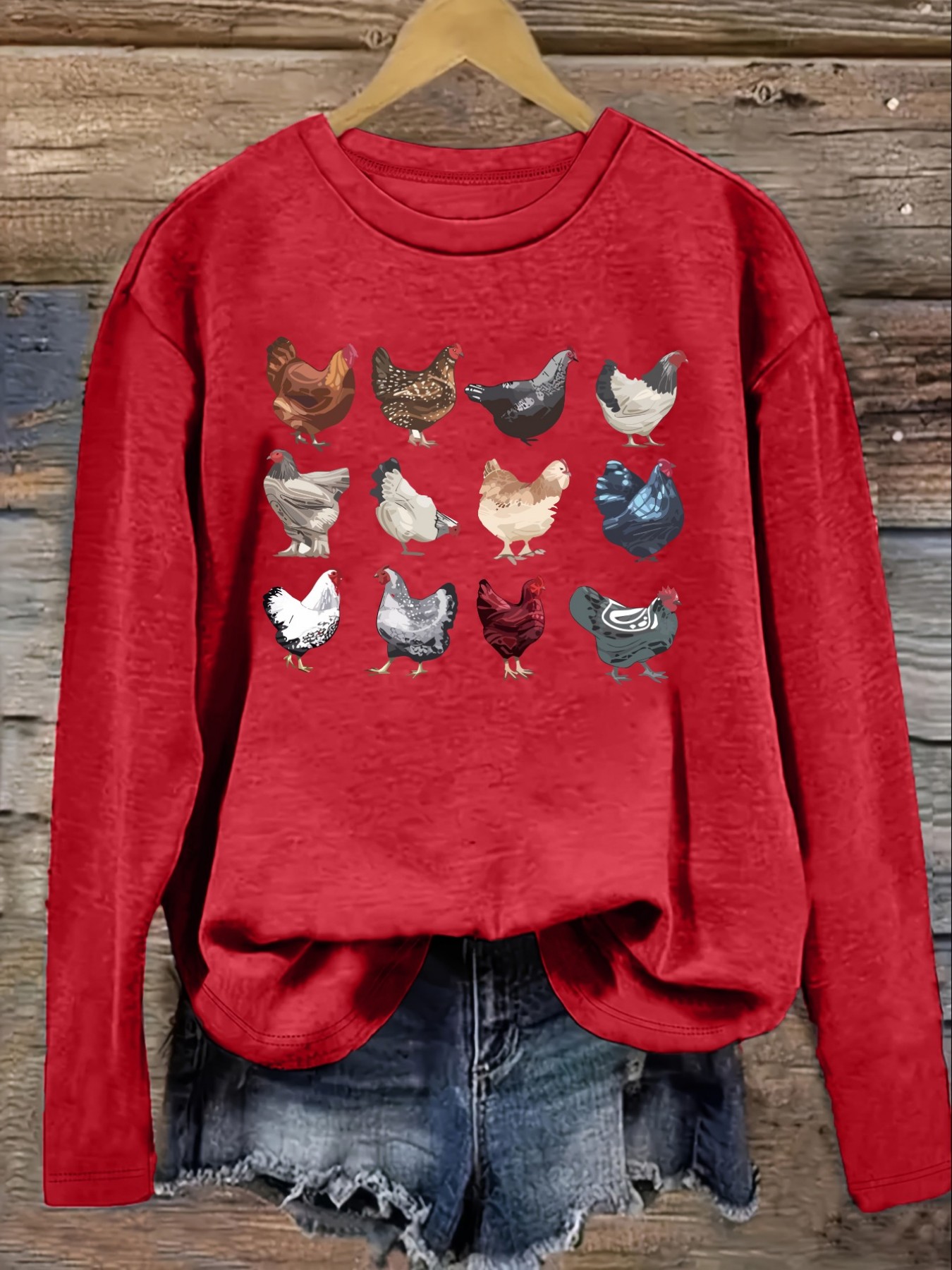 Women's Casual Long Sleeve Cre - Costumes recension och pris