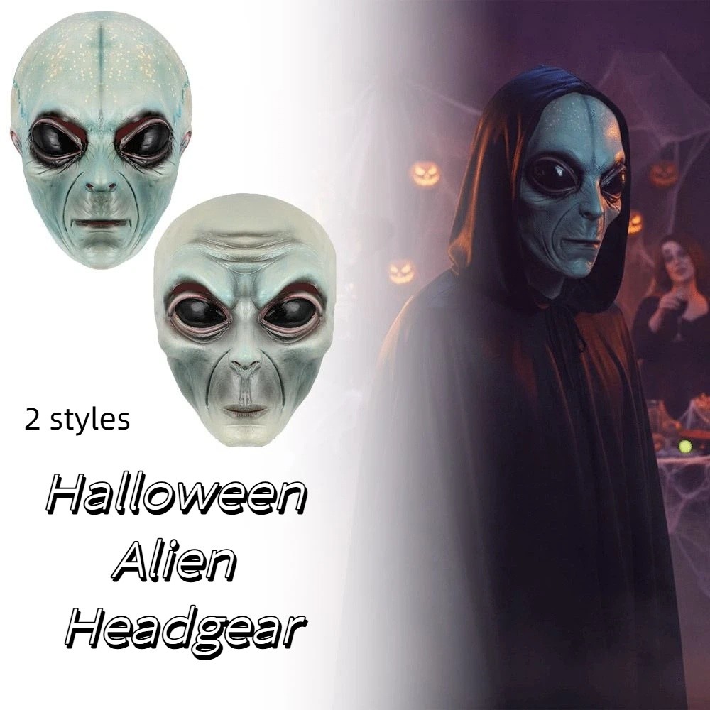 Latex Material Alien Mask Full - Latex Alien Mask Realistic recension och pris