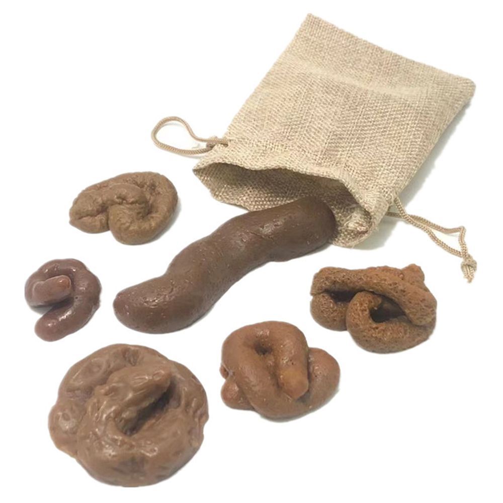 6Pcs Joke Gadget Squish Fool's - Fake Poop Gag Gift recension och pris