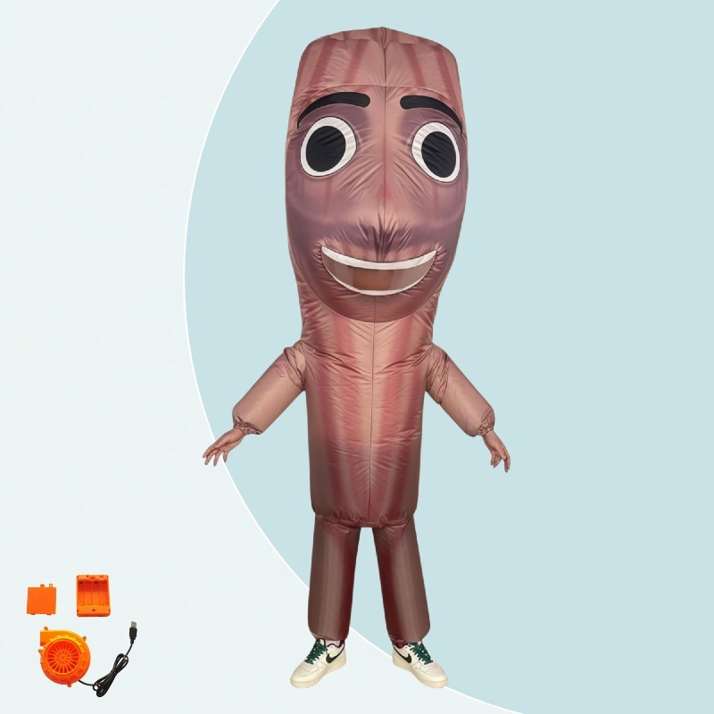Long wooden stick man inflatab - Inflatable Dinosaur Costume Adult recension och pris