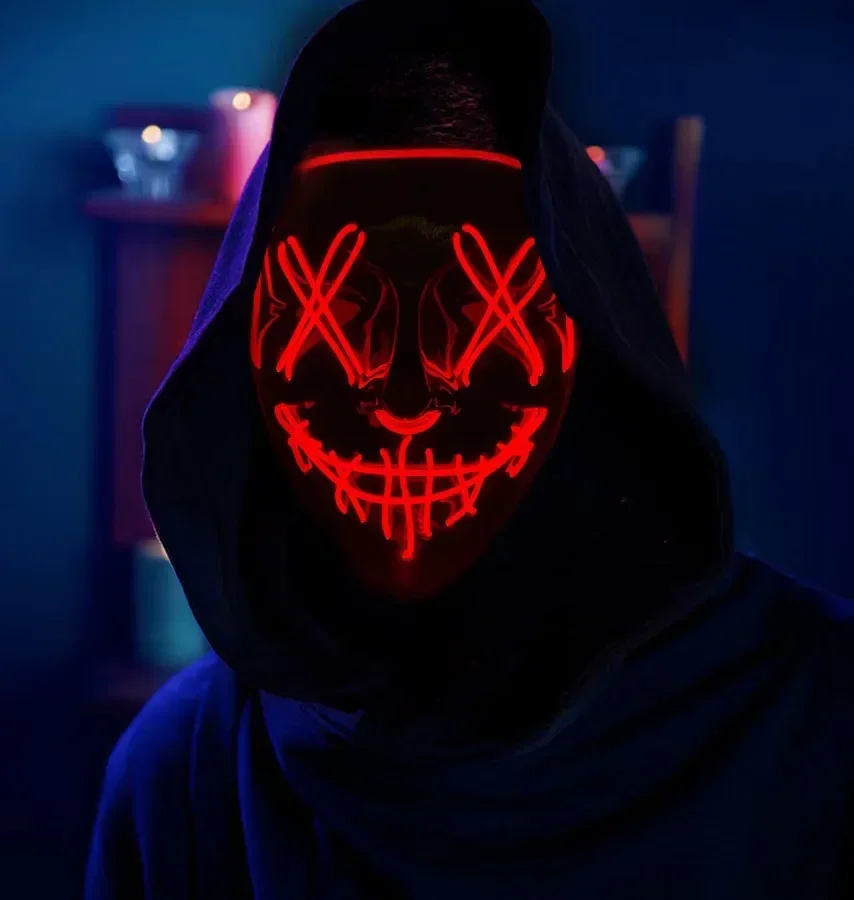 Wireless Bar Music Festival Ne - Led Purge Mask Halloween recension och pris