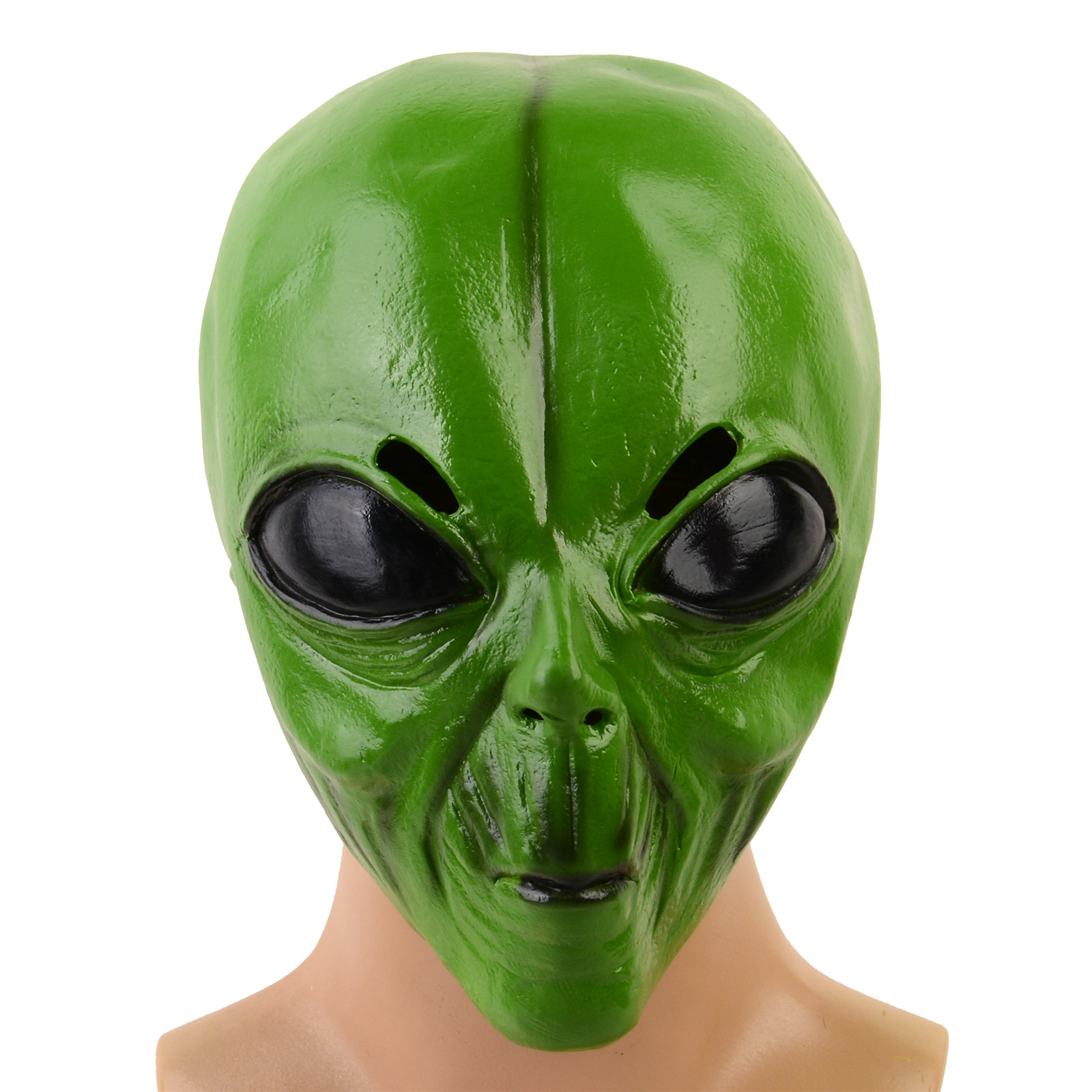1pc Realistic Latex Green Alie - Latex Alien Mask Realistic recension och pris