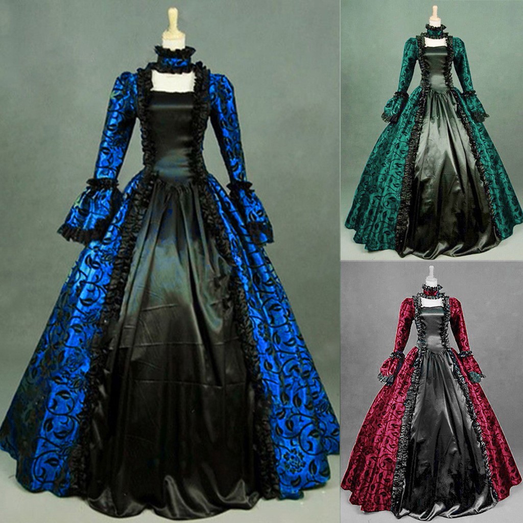 Women Vintage Exquisite Dress  - Medieval Renaissance Dress Women recension och pris