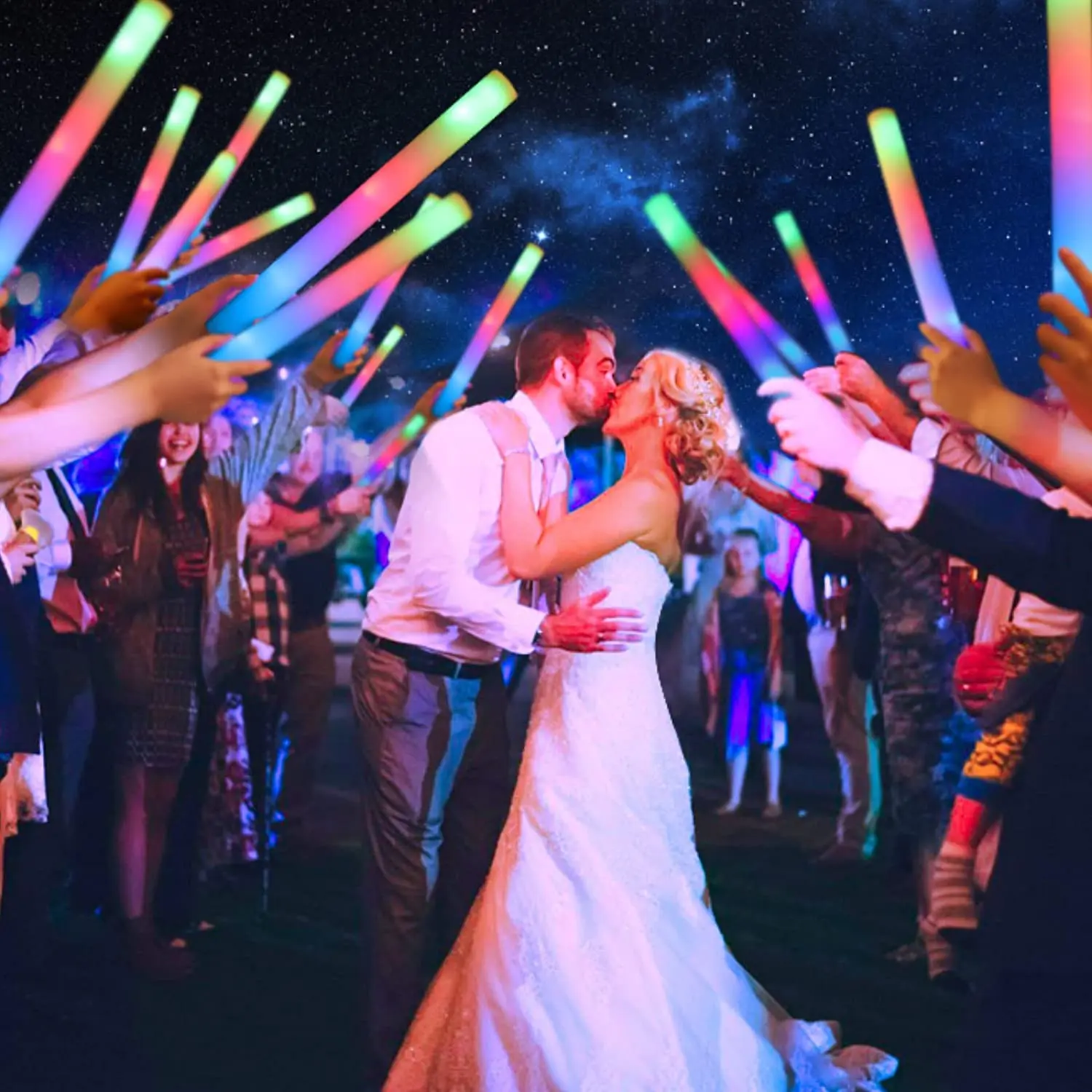 LED Glow Sticks Glow Foam Stic - Flashing Led Foam Sticks Party recension och pris