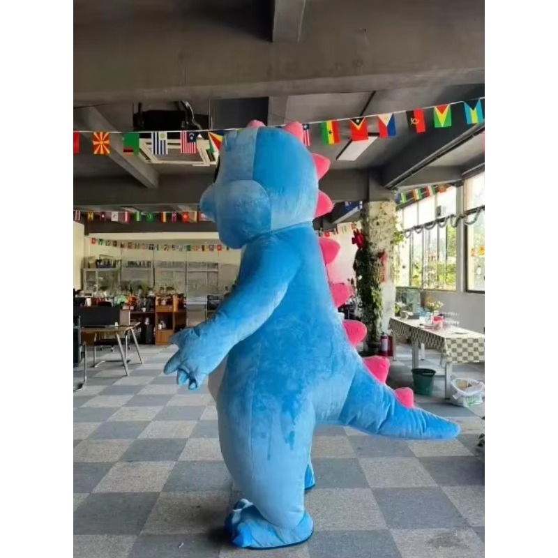 2m/2.6m Inflatable Blue Dragon - Inflatable Dinosaur Costume Adult recension och pris