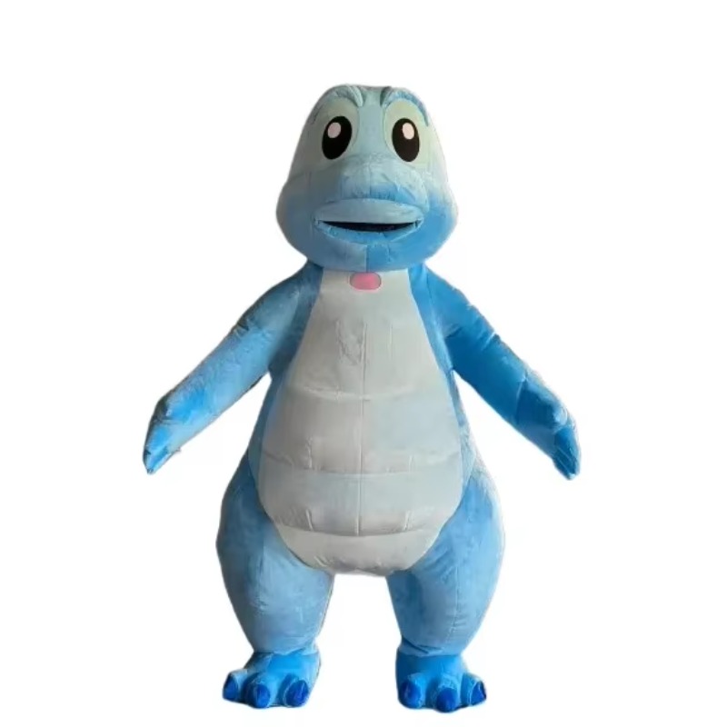 2m/2.6m Inflatable Blue Dragon - Inflatable Dinosaur Costume Adult recension och pris