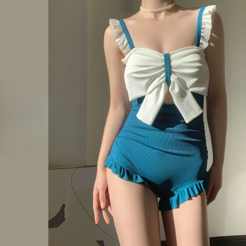 Cute Bowknot Detail Swimwear L - Costumes recension och pris