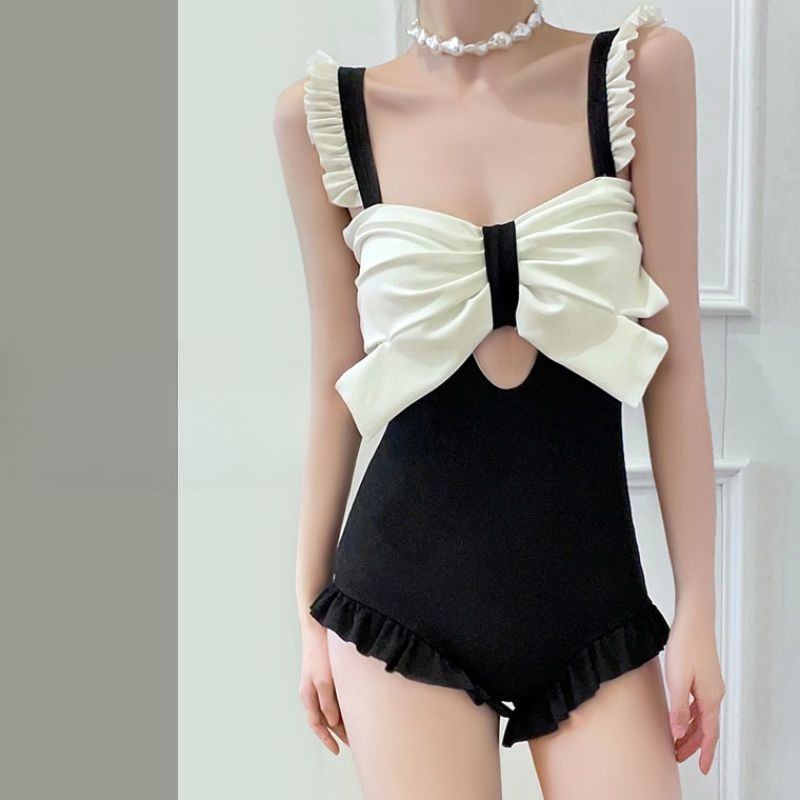 Cute Bowknot Detail Swimwear L - Costumes recension och pris