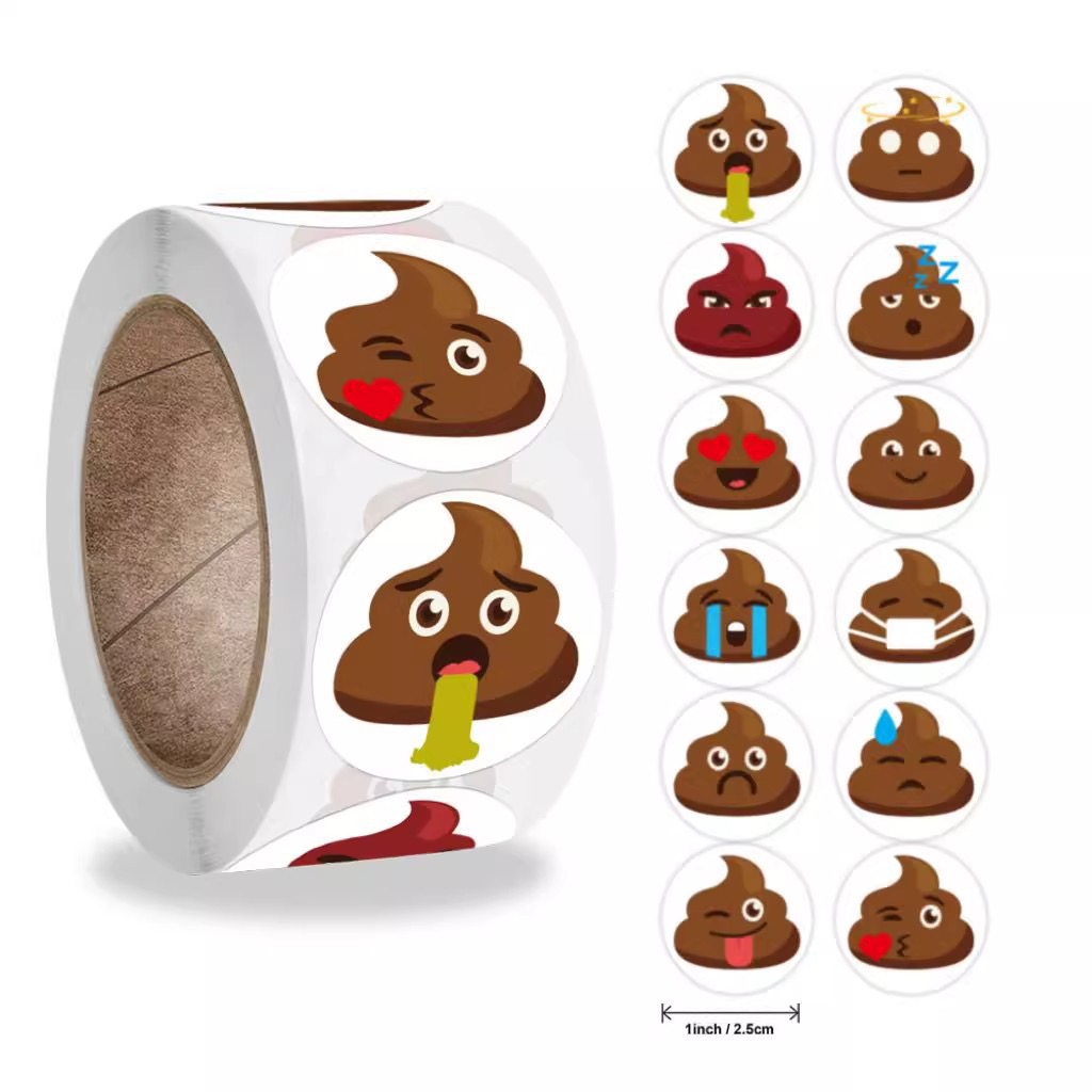 100-500pcs Funny Poop Cartoon  - Prank Toys recension och pris