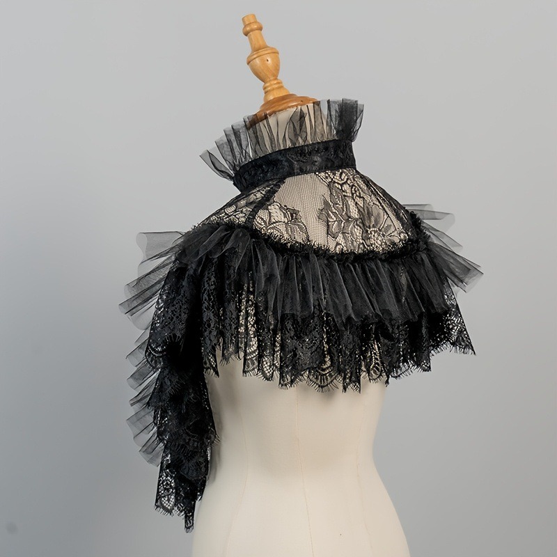 Gothic Style Lace Tulle False  - Costumes recension och pris