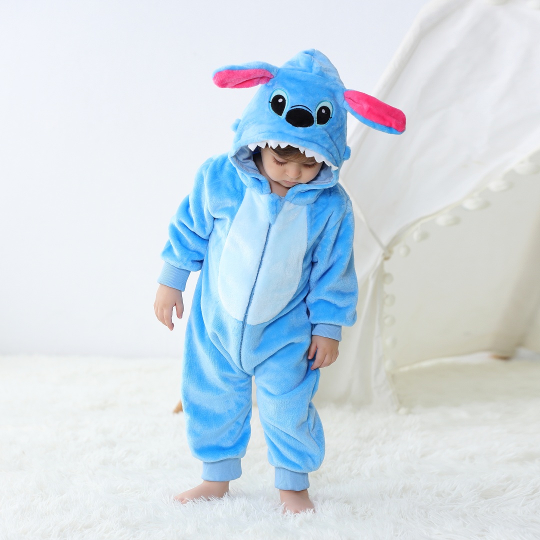 Baby Kigurumi Stitch Cartoon R - Spiderman Jumpsuit Kids recension och pris