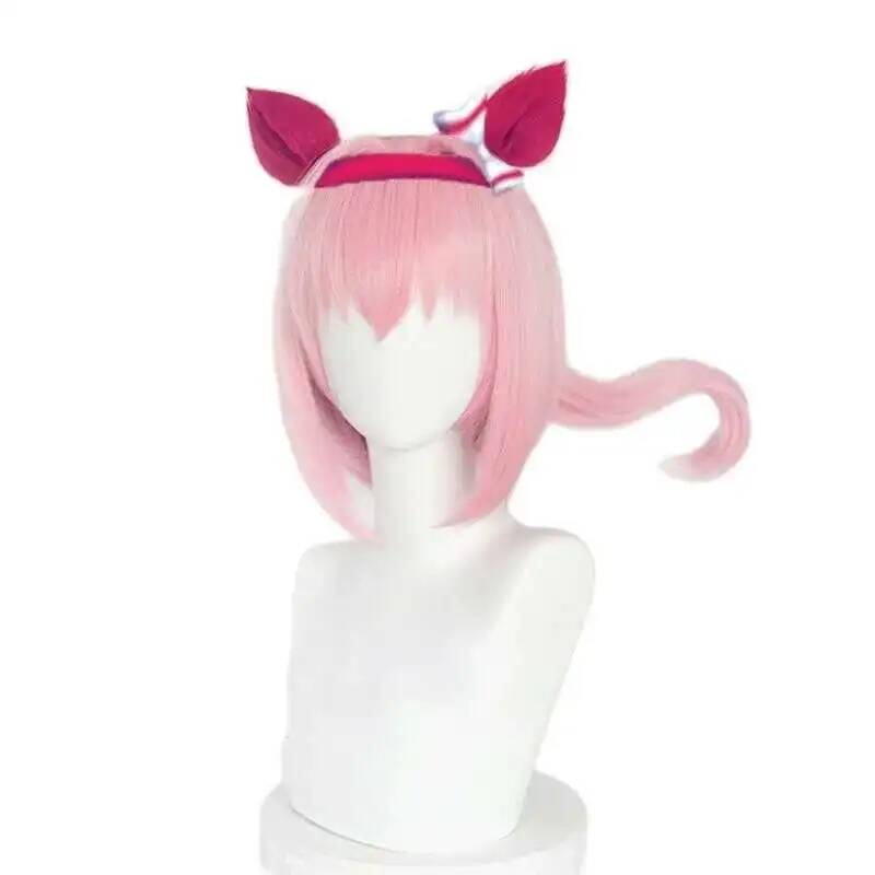 Uma Musume Haru Urara Cosplay  - Anime Cosplay Wig Heat Resistant recension och pris