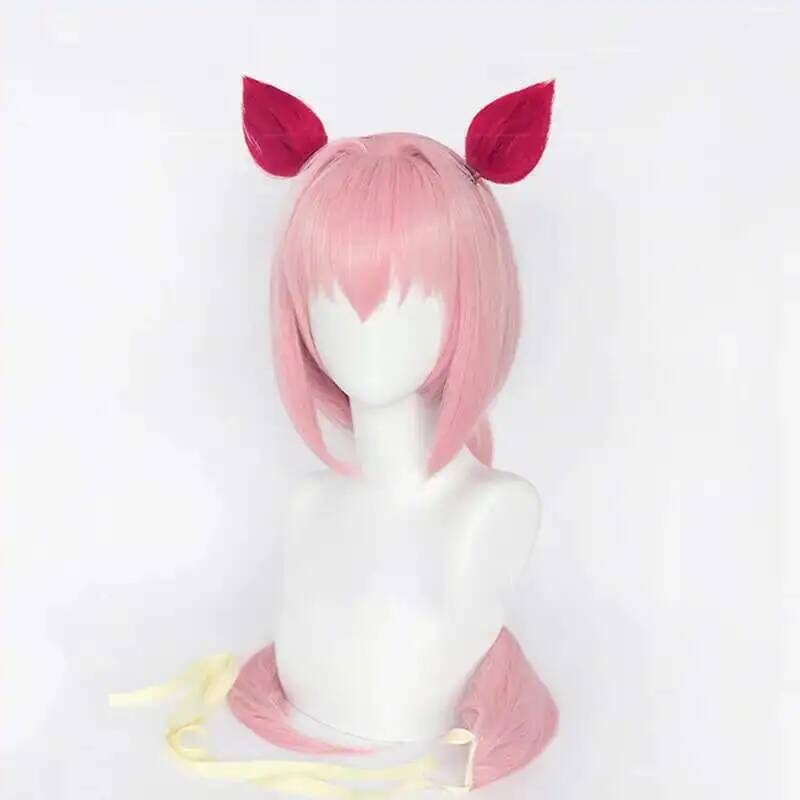 Uma Musume Haru Urara Cosplay  - Anime Cosplay Wig Heat Resistant recension och pris