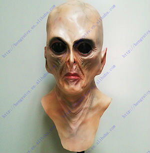Deluxe Alien Mask Realistic La - Latex Alien Mask Realistic recension och pris