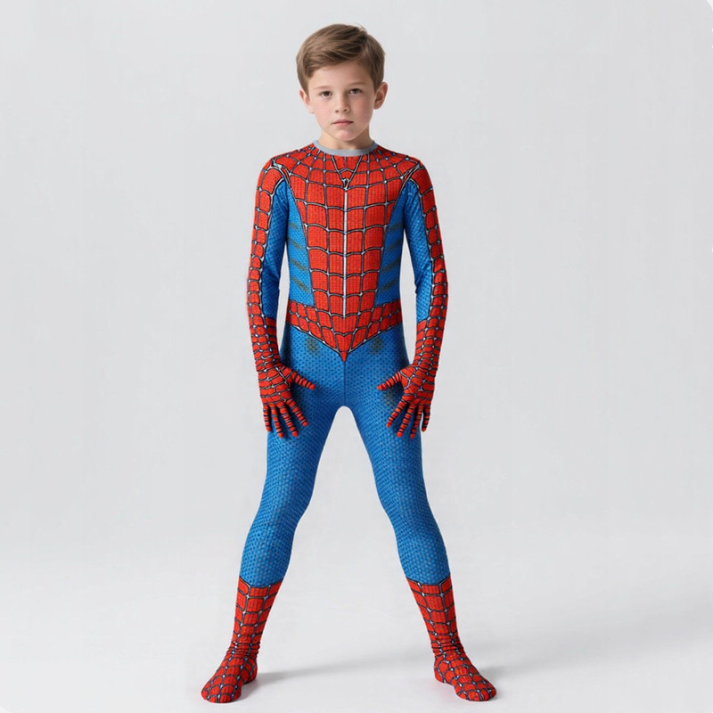 Unisex Kids Superhero Costume  - Spiderman Jumpsuit Kids recension och pris