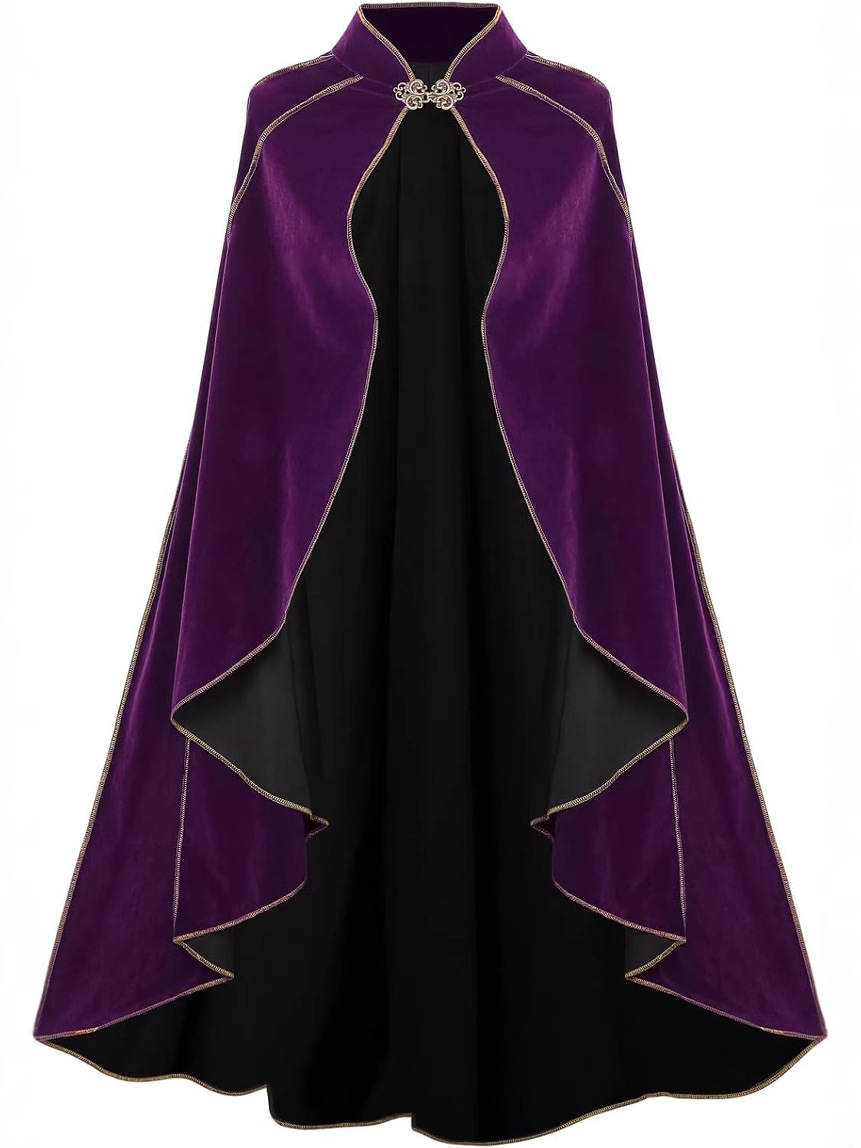 Gold Trimmed Medieval Plush Cl - Medieval Renaissance Dress Women recension och pris