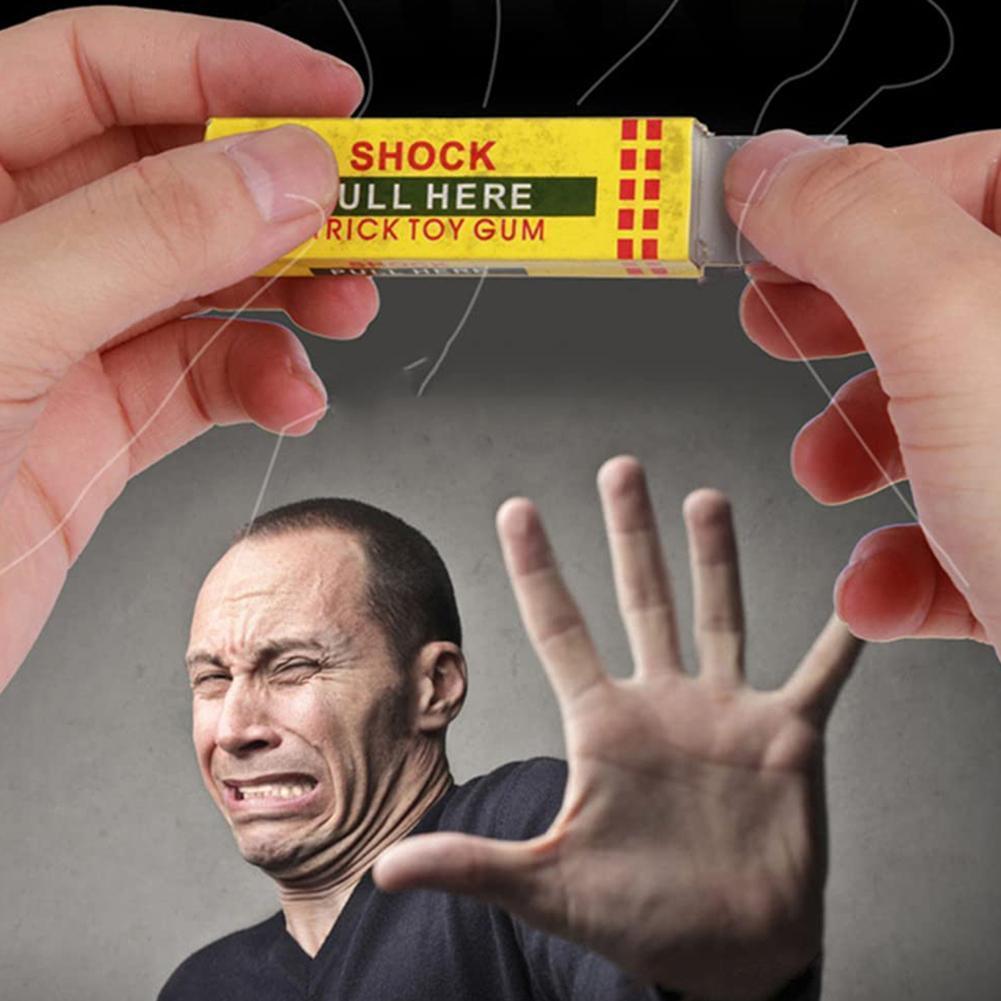 Electric Shock Joke Chewing Gu - Shock Pen Prank Toy recension och pris
