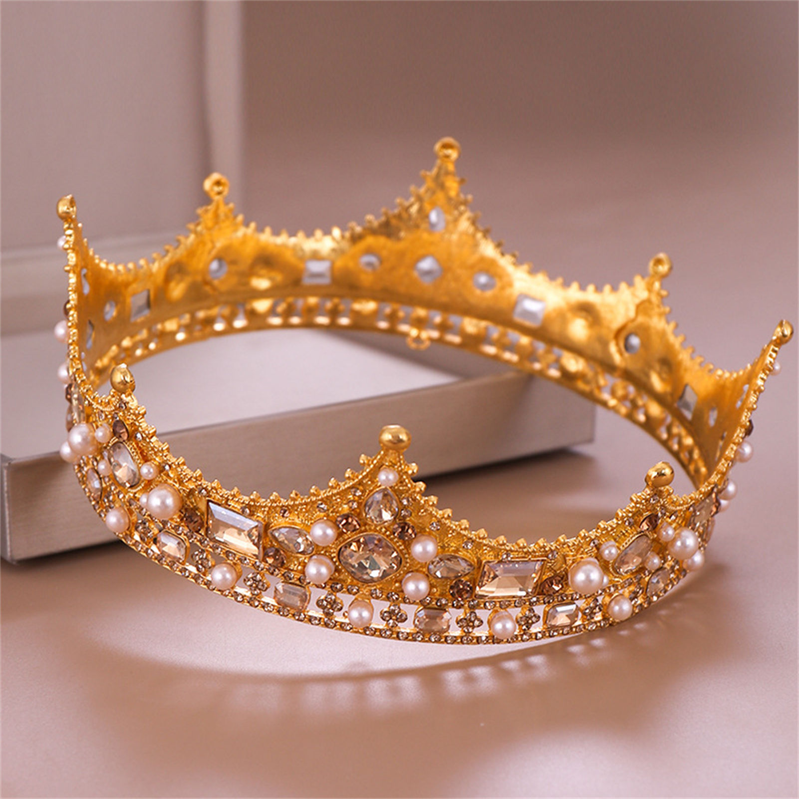 Bridal Crown Rhinestone Tiara  - Party Supplies recension och pris