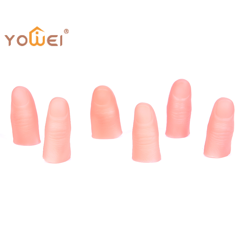 Latest3Pcs/set Fake Soft Thumb - Thumb Tip Magic Trick Set recension och pris
