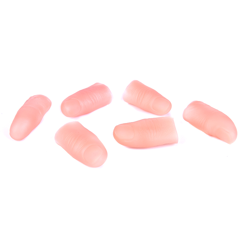 Latest3Pcs/set Fake Soft Thumb - Thumb Tip Magic Trick Set recension och pris
